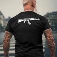 Ak-47 T-Shirt mit Rückendruck Geschenke für alte Männer