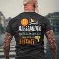 Alessandro Maglia Testo Divertente Uomo Ragazzo Fai Da Te T-shirt da uomo con stampa posteriore Regalos para ancianos