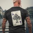 Alice In Wonderland We're All Mad Here Ace Of Spades T-Shirt mit Rückendruck Geschenke für alte Männer