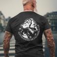 Alpenlänische Dachsbracke Portrait Hunting Dogs T-Shirt mit Rückendruck Geschenke für alte Männer