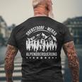 Alpenüberquerung Oberstdorf Merano E5 Alpine Crossing T-Shirt mit Rückendruck Geschenke für alte Männer