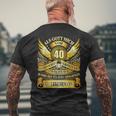 Als Gott 40 Jahre Ago Schuf Feuerwehrmann 40Th Birthday T-Shirt mit Rückendruck Geschenke für alte Männer