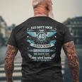 Als Gott Mich 60 Jahreor Schuf Grinste Er Das Wird T-Shirt mit Rückendruck Geschenke für alte Männer