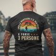 Amo La Montagna Il Mio Cane Montagna Uomo Donna Divertente T-shirt da uomo con stampa posteriore Regalos para ancianos
