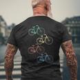 Amsterdam Bicycles T-Shirt mit Rückendruck Geschenke für alte Männer