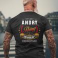 Andry Family Crest Andry Andry Clothing AndryAndry T For The Andry 131 Men's T-shirt Back Print Gifts for Old Men