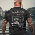 Anniversario Di Matrimonio 35 Anni Nozze Di Corallo T-shirt da uomo con stampa posteriore Regalos para ancianos