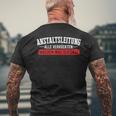 Anstaltleitungerrückte Macht Department Manager Mad House T-Shirt mit Rückendruck Geschenke für alte Männer