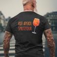 Aperol Bin Auf Aperol Spritztour S T-Shirt mit Rückendruck Geschenke für alte Männer