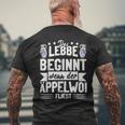 Appelwoi Ebbelwoi Hessen Frankfurt S T-Shirt mit Rückendruck Geschenke für alte Männer