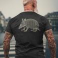 Armadillo T-Shirt mit Rückendruck Geschenke für alte Männer