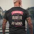 Aurélie Le Meilleur Du Monde Pour Aurélie T-shirt imprimé au dos Cadeaux pour les vieillards