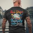 Aw Ship It's A Family Trip 2024 Family Matching Cruise Trip Men's T-shirt Back Print Gifts for Old Men