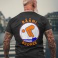 Bääm Bronze Swimming Badge Badge Swimmer S T-Shirt mit Rückendruck Geschenke für alte Männer