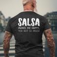 Bachata Abbigliamento Per Amanti Della Danza Divertente Bachata Phrase T-shirt da uomo con stampa posteriore Regalos para ancianos