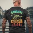 Bahamas Cruise Squad 2024 Summer Matching Family Cruise Men's T-shirt Back Print Gifts for Old Men