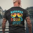 Bahamas Vacation 2025 Squad Family Friends Matching Group Men's T-shirt Back Print Gifts for Old Men