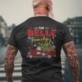 The Belle Family Christmas Matching Pajamas Group Men's Back Print T-Shirt Gifts for Old Men