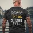 Bellissima Dal Settembre 1974 49 Compleanno Anni Donna T-shirt da uomo con stampa posteriore Regalos para ancianos