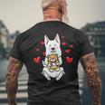 Berger Blanc Suisse Dog Swiss Shepherd Dog T-Shirt mit Rückendruck Geschenke für alte Männer