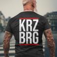 Berlin Kreuzberg Krzbrg T-Shirt mit Rückendruck Geschenke für alte Männer