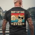 Best Cat Dad Ever Cat T-Shirt mit Rückendruck Geschenke für alte Männer