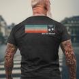 Best Cat Dad Ever Retro Distressed Proud Cat Daddy T-shirt da uomo con stampa posteriore Regalos para ancianos