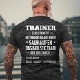 Best Trainer Coach Football Handballolleyball T-Shirt mit Rückendruck Geschenke für alte Männer