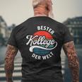 Bester Kollege Der Welt For Leaving Or Anniversary T-Shirt mit Rückendruck Geschenke für alte Männer