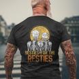 Besties For The Resties Best Friend Friends Friendship Men's T-shirt Back Print Gifts for Old Men