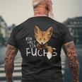 Bin Halt Eben Ein Fuchserwegen Fuchsiges Statement T-Shirt mit Rückendruck Geschenke für alte Männer