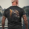 Bison T-Shirt mit Rückendruck Geschenke für alte Männer