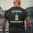 Blutrupp Herbal Schnapps T-Shirt mit Rückendruck Geschenke für alte Männer