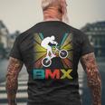Bmx Camisa Estilointage Americano Retro Camisa Usa Bmx Rider Camiseta Hombre Estampado Espalda Regalos para ancianos
