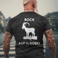 Bock Auf ´N Dübel Kiffen Cannabis Weed 420 Bong Grass High T-Shirt mit Rückendruck Geschenke für alte Männer