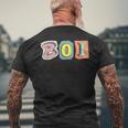 Boi Divertente Per Lei E Lui T-shirt da uomo con stampa posteriore Regalos para ancianos