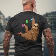 Bradipo Bouldering E Arrampicata T-shirt da uomo con stampa posteriore Regalos para ancianos