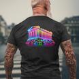 Bright Acropolis Splendor Colorful Athens T-shirt da uomo con stampa posteriore Regalos para ancianos