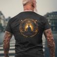 Buddismo Buddha Religione Meditazione Spirituale T-shirt da uomo con stampa posteriore Regalos para ancianos
