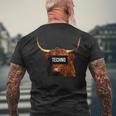 Buffalo Techno T-Shirt mit Rückendruck Geschenke für alte Männer