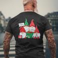 Buon Natale Cappelli Di Babbo Natale Nani Folletti Natalizi T-shirt da uomo con stampa posteriore Regalos para ancianos