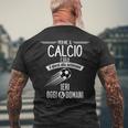 Calcio Regalo Divertente Per Un Calciatore T-shirt da uomo con stampa posteriore Regalos para ancianos