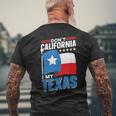 Californie Texas Texan Fierté Patriotique Dictons T-shirt imprimé au dos Cadeaux pour les vieillards