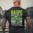 Caterpillar Müsste Man Sein Fressen Schlaf T-Shirt mit Rückendruck Geschenke für alte Männer