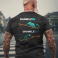 Chameleon Chameleoff Chameleon Slogan T-Shirt mit Rückendruck Geschenke für alte Männer