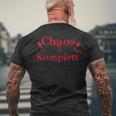 Chaos Kompletterpiss Dich T-Shirt mit Rückendruck Geschenke für alte Männer