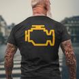 Check Engine T-Shirt mit Rückendruck Geschenke für alte Männer