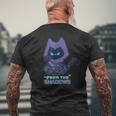 Chibi Omen Catalorant Gaming Cute T-Shirt mit Rückendruck Geschenke für alte Männer