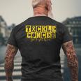 Childhood Cancer Awareness Tackle Childhood Cancer Football Men's T-shirt Back Print Gifts for Old Men