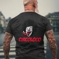 Circo Loco Dc-10 Discoteca Ibiziana Memoribillia T-shirt da uomo con stampa posteriore Regalos para ancianos